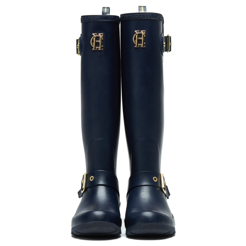 Holland Cooper Sherpa Lined Regency Wellington - Matte Navy-1